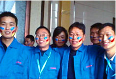 超前涂料90同學會現(xiàn)場！河南真石漆知名品牌